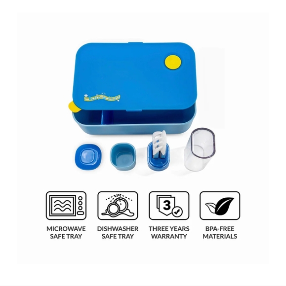 ✨🆕✨ Blue Ele Lunch Box for Kids - Picture 6 of 7